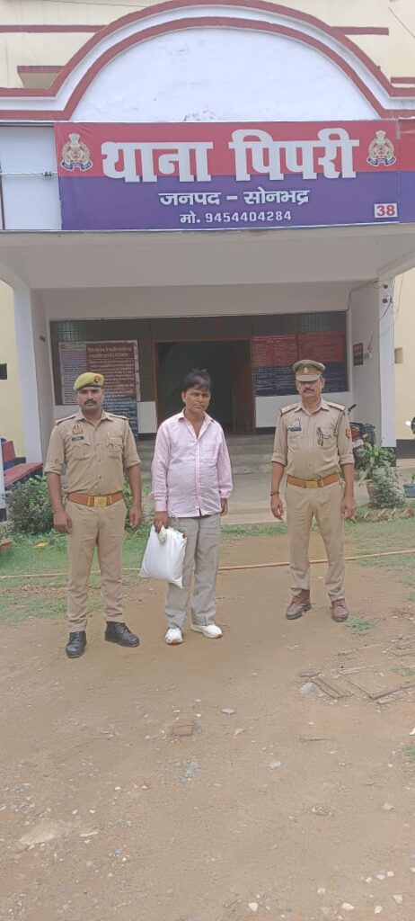 पिपरी पुलिस द्वारा मादक पदार्थ (गाँजा) की बिक्री करने वाला एक शातिर अभियुक्त गिरफ्तार