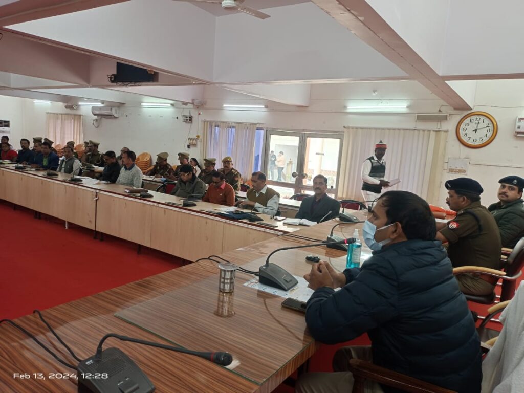 जनपद मेंआयोजित होने वाले दो दिवसीय आरक्षी भर्ती परीक्षा के दौरान सुरक्षा/यातायात व्यवस्था हेतु किए गए व्यापक स्तर पर की गयी तैयारी