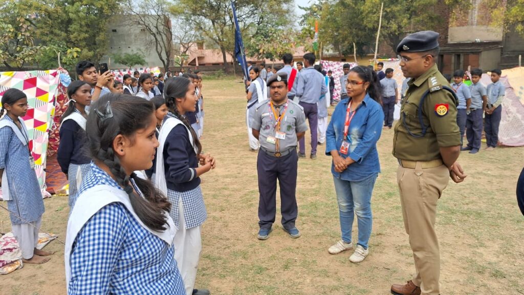 क्रिस्ट ज्योति हाई स्कूल हाईटेक, रेणुकूट में स्काउट एंड गाइड के बच्चों द्वारा तीन दिवसीय कैंपिंग कार्यक्रम का हुआ समापन