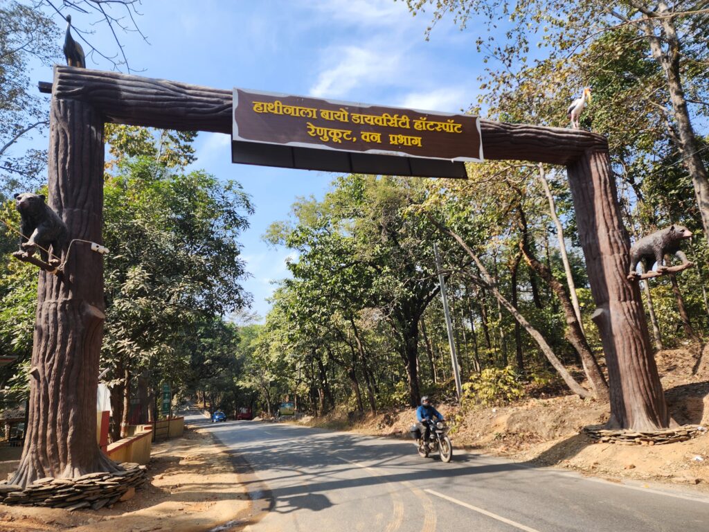 हाथीनाला बायोडाईवर्सिटी हाॅटस्पाट पर्यटकों के लिए बना आकर्षण का केन्द्र