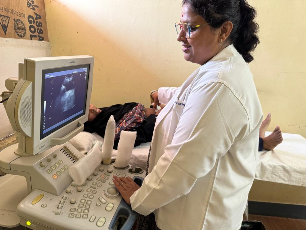 Ultrasound facility is available every Thursday in urban CHC Chowkaghat.