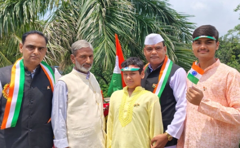 सोनांचल  नव निर्माण समिति ने मनाया स्वतंत्रता दिवस
