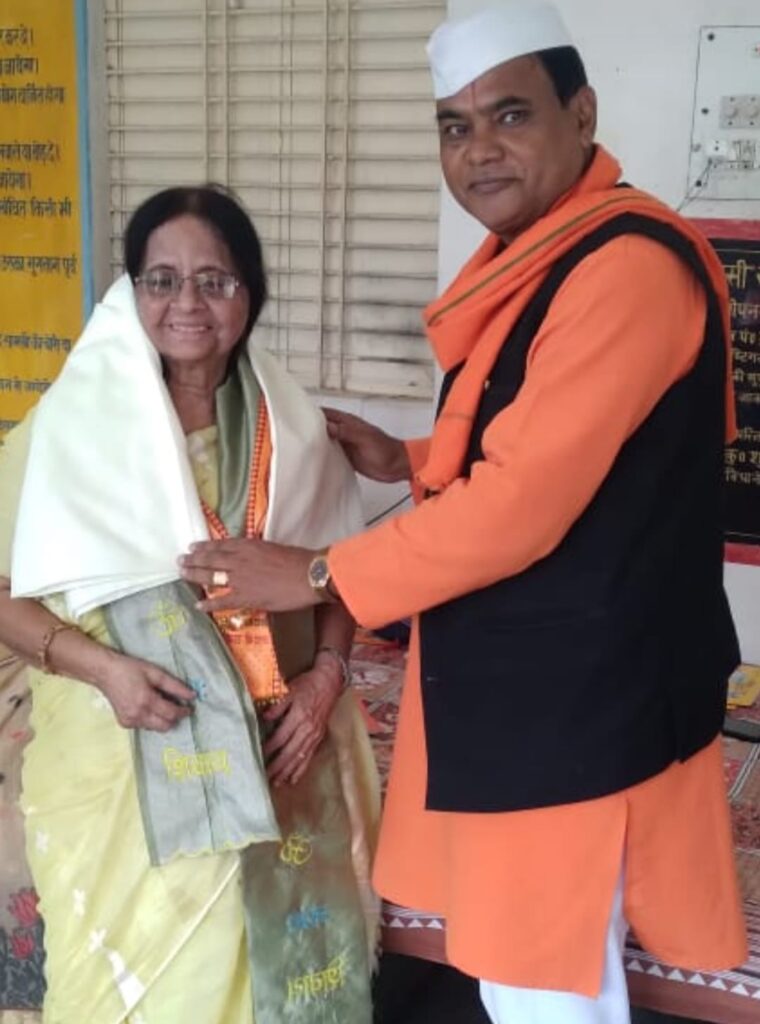 ग्रामवासी सेवा आश्रम की संस्थापिका शुभाशा मिश्रा का हुआ सम्मान