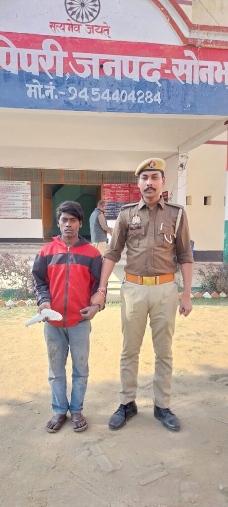 One accused was arrested by Pipri police station with one illegal pistol and one live cartridge.